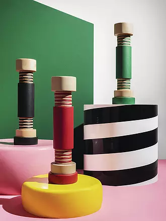 ALESSI | Salz- / Pfeffermühle 25cm Rot / Natur | 